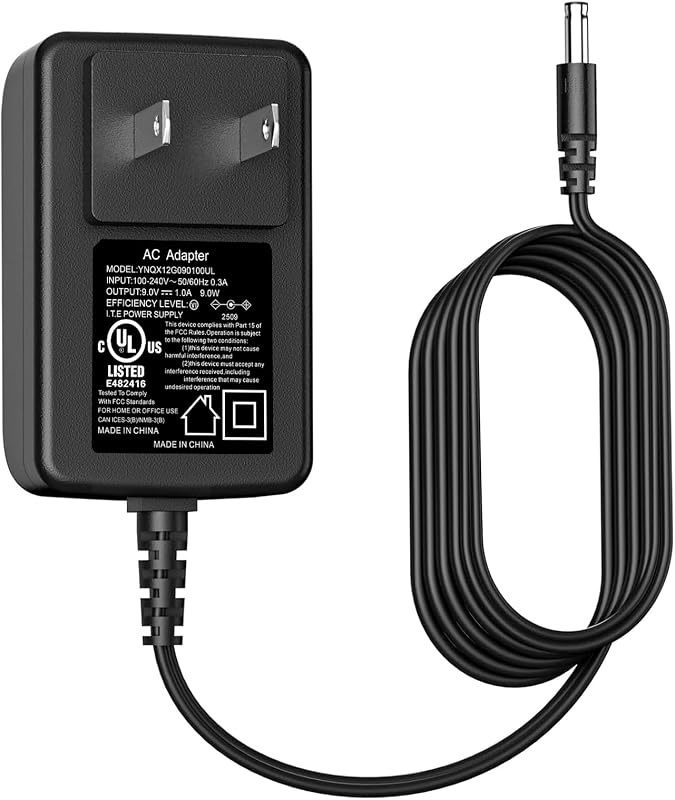 8.4V Adapter Charger Replacement for Casabella 8501010 Spin Scrubber | 7.4V 2000mAh DC8.4V Battery Charger Power Supply Cord Cable with UL Listed