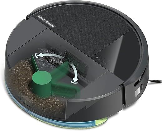 iRobot – Robot aspirador y friegasuelos Roomba® 205 DustCompactor? Combo con tecnología de compactación integrada de residuos para 60 días.