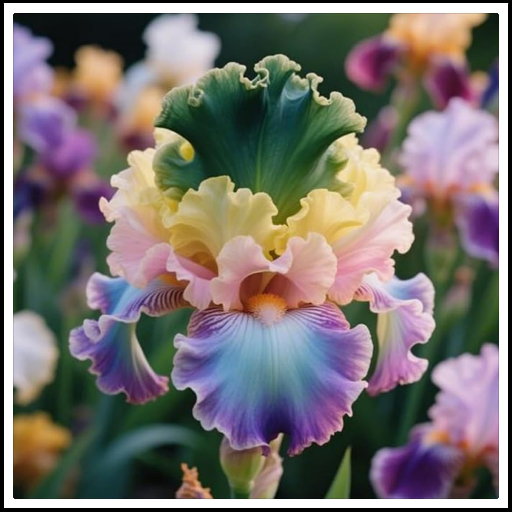 Iris Bulbs, Wedding, Iris Bulbs for Planting, Potted, Plants, Resistant, Bedding, Garden Flowers, Ornamental, Now UK, 5bulb-g