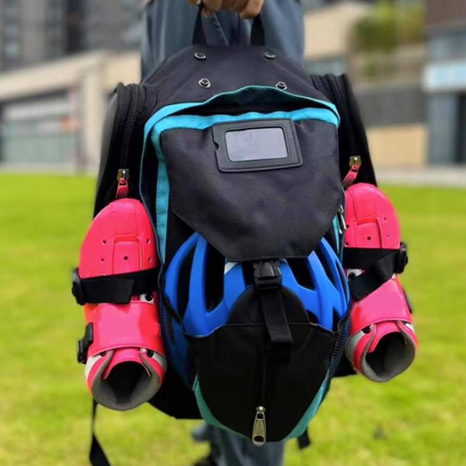 Sac à de Rangement pour Patins à roulettes pour Enfants (Filles et garçons), Grande capacité, Multifonctionnel, idéal pour Le Patinage de Vitesse et Le Roller.