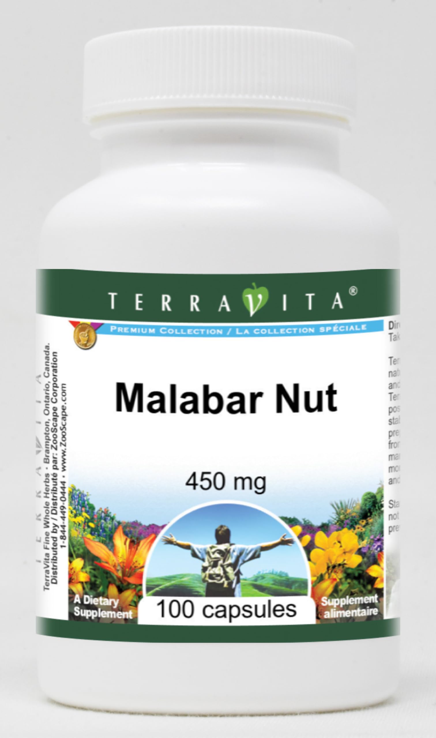 TerravitaMalabar Nut - 450 mg (100 Capsules, ZIN: 520752) - 2 Pack