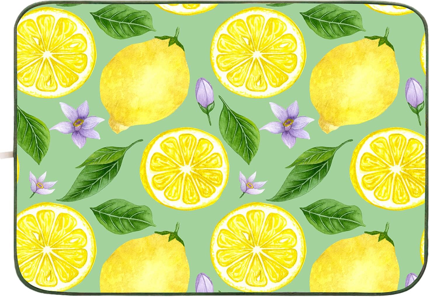 Lemon Dish Drying Mat Microfiber Pad for Draining UK Ubuy