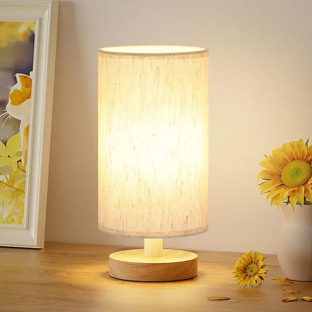Aooshine Mini Lamp: Compact Bedside Table Light with Warm Glow