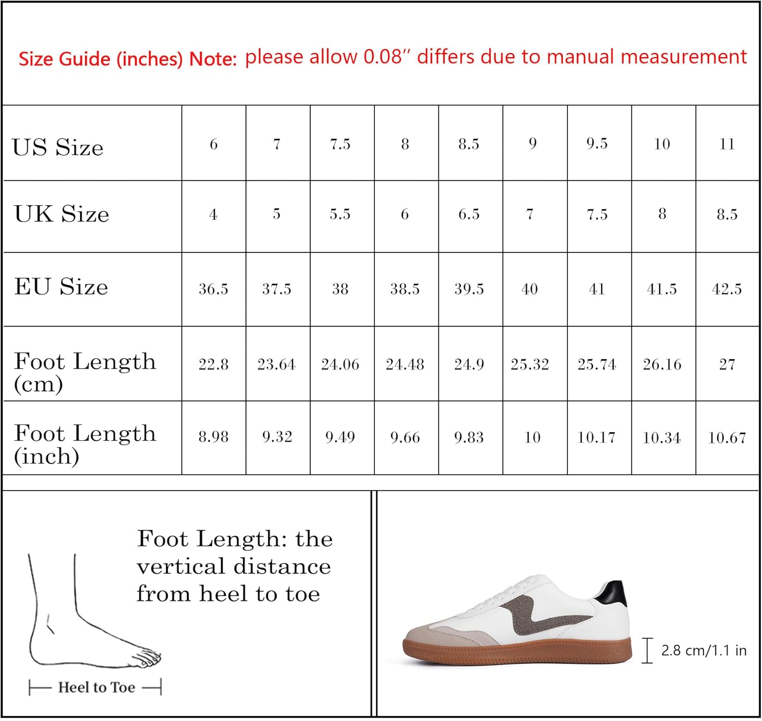 Sneakers for Women Business Casual Tennis Shoes Comfortable Lace up Slip on Women's Fashion Sneakers - Image 9