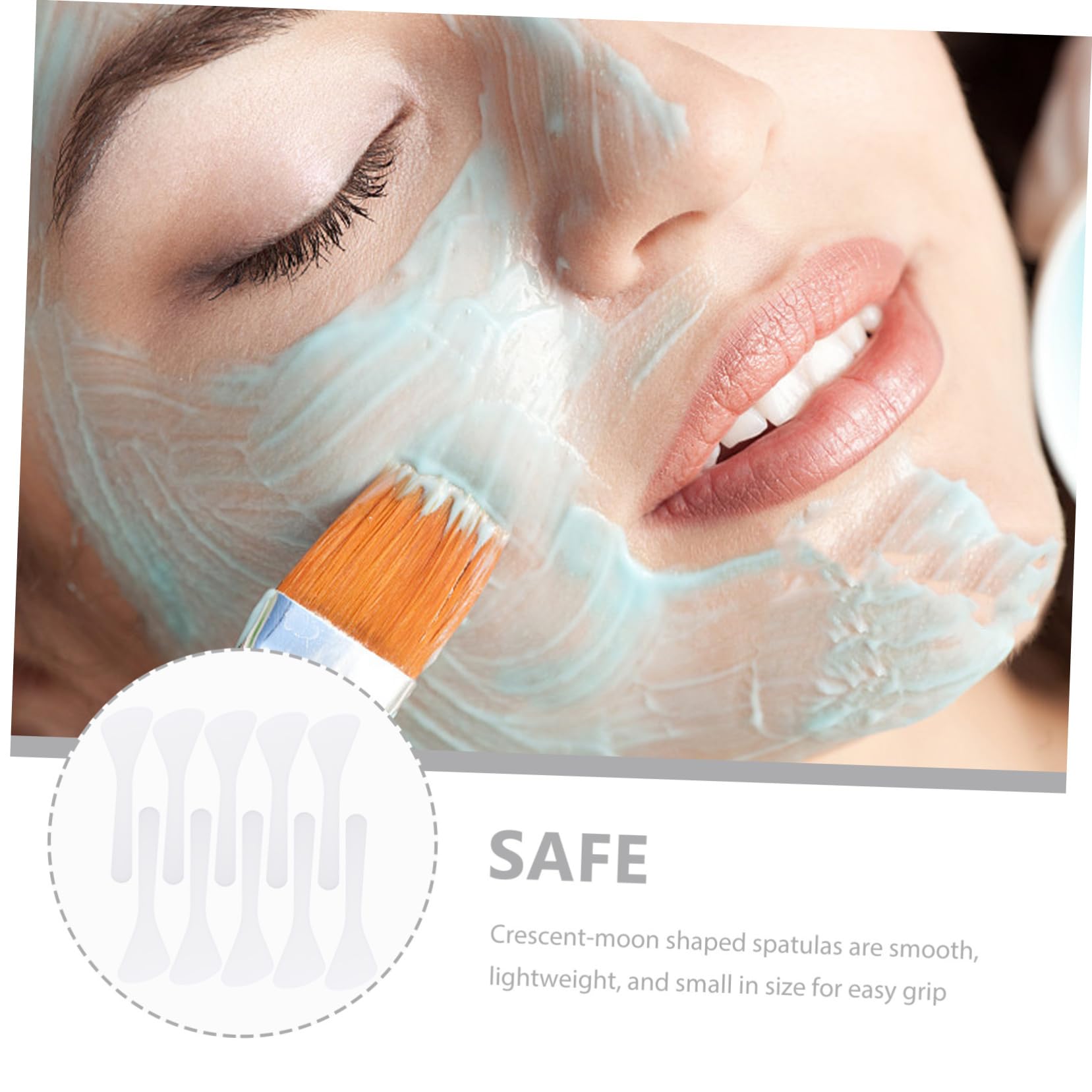 MAGICLULU 160 Piezas Cuchara suministro de maquillaje crema de mantequilla espátulas de máscara herramientas de ayuda de belleza bulto cosmético herramienta auxiliar páginas