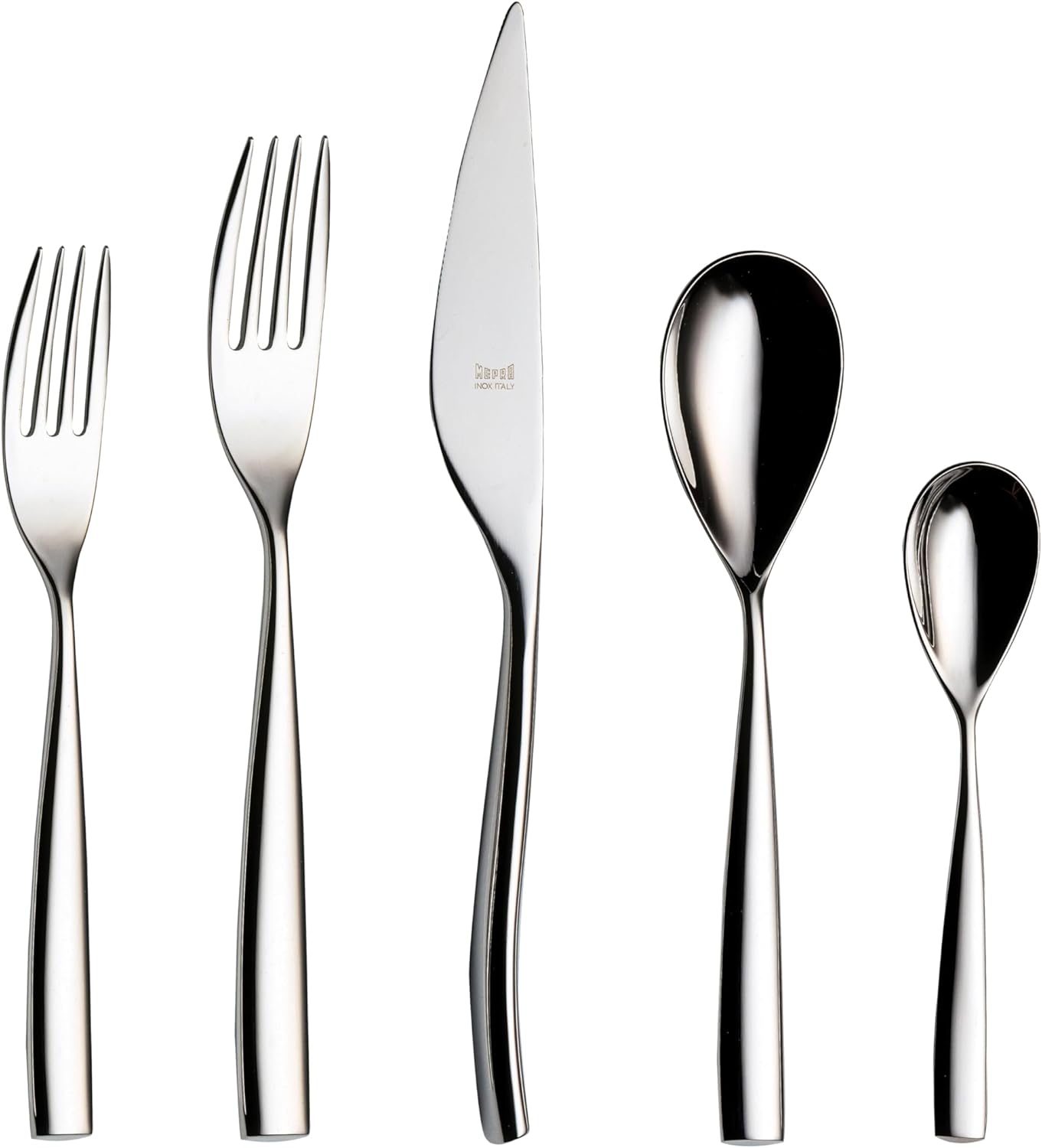 Mepra 10501111 Serving Fork, Stainless Steel Finish Dishwasher Safe Cutlery