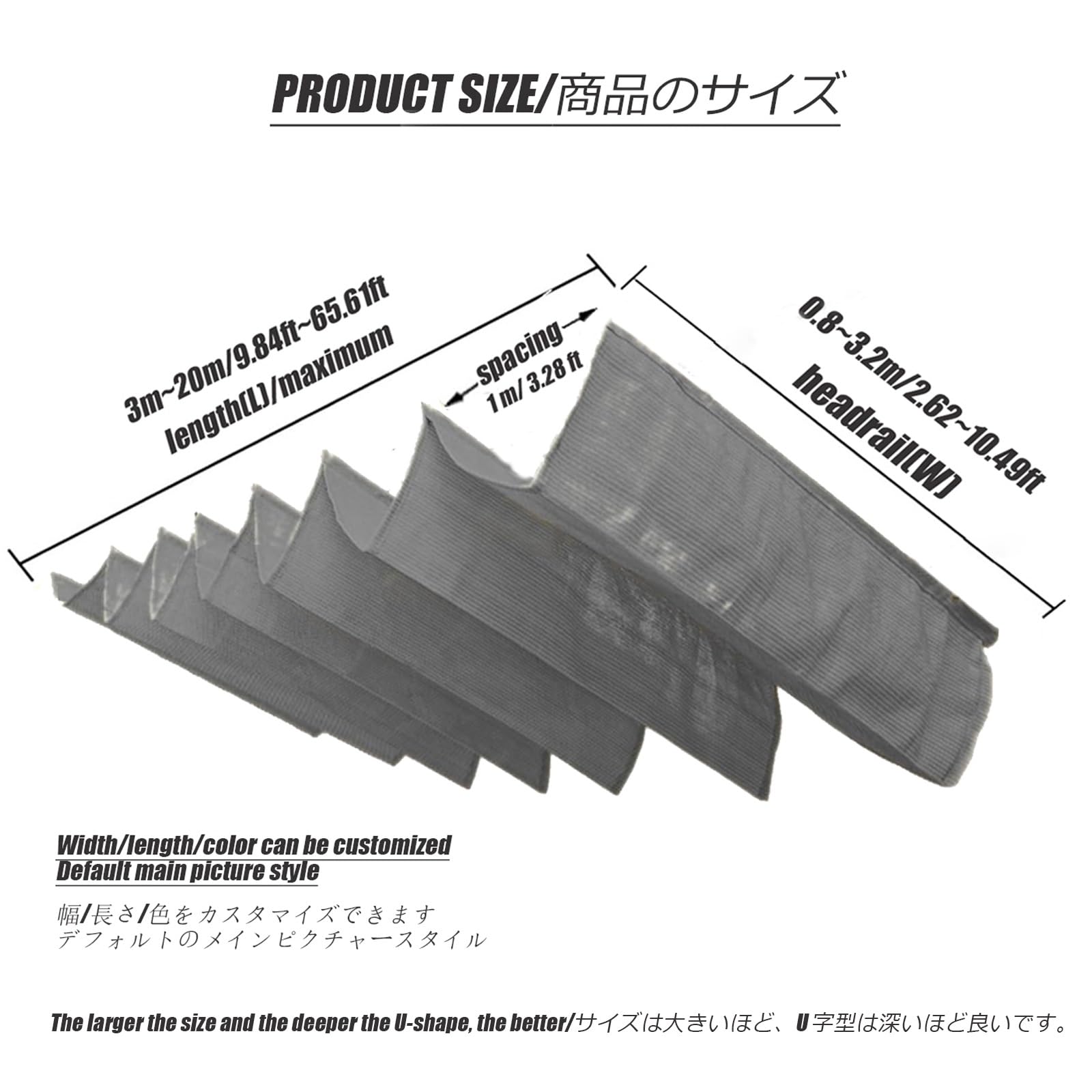 Patio pergola schaduwdoek, intrekbare luifel, UV-bestendigheid 85