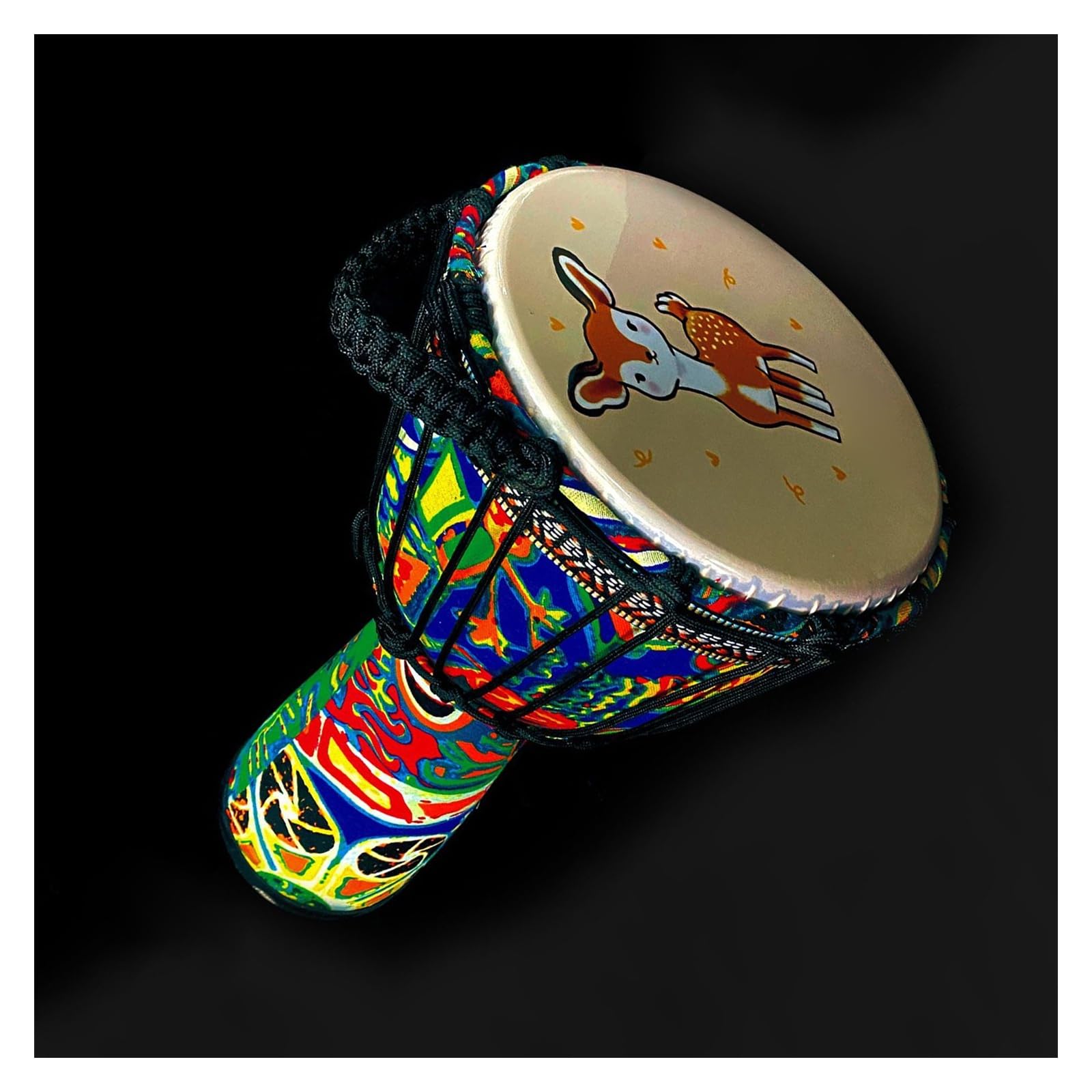 Profesjonalny Djembe 8,5-calowy Bęben Afrykański Z PCV Dla Początkujących, Profesjonalnych Graczy Na Ręcznym Instrumencie Perkusyjnym (Color : A)