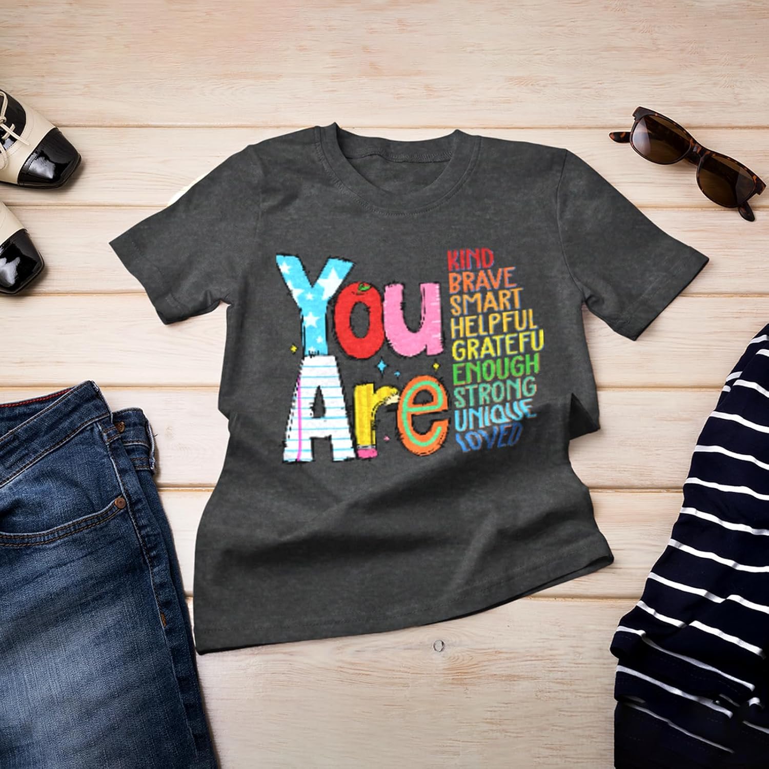 Teacher Shirts for Women Tops Teacher Tshirts Shirts for Women, You are Teacher Graphic Tees for Women - Image 3