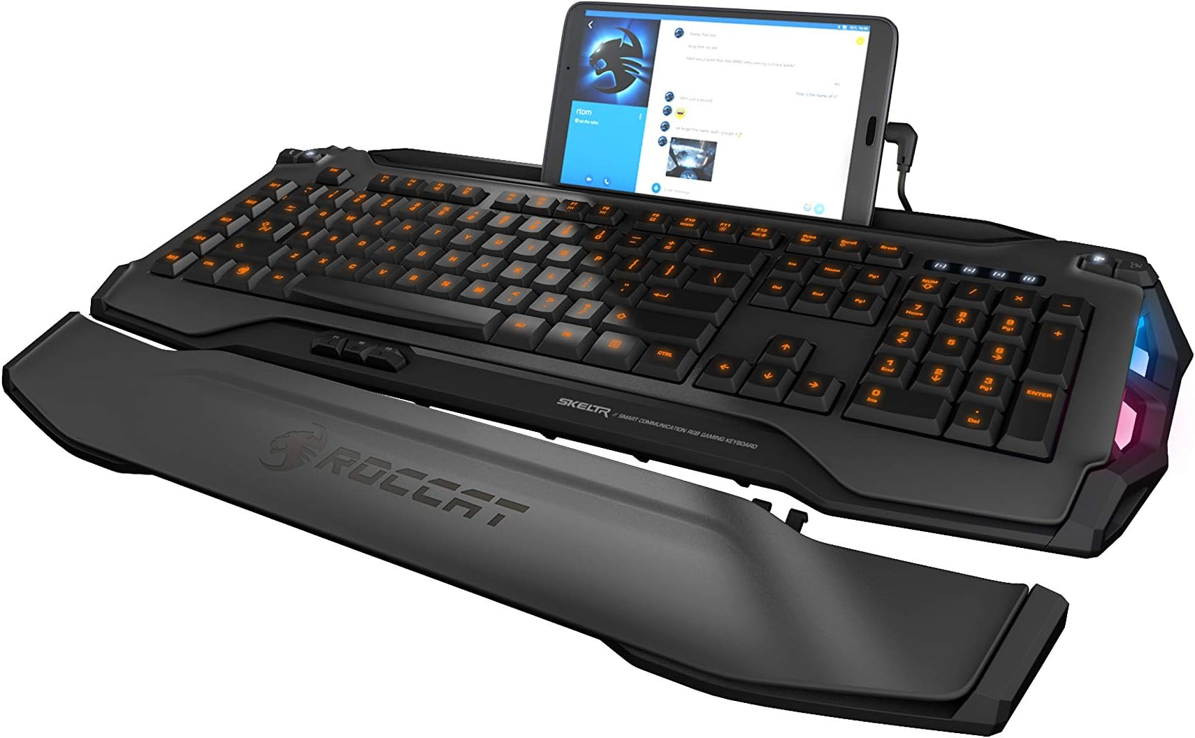 ROCCAT Skeltr - Smart Communication RGB Gaming Keyboard (ROC-12-231-GY)
