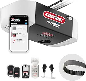 Genie QuietLift Connect WiFi Smart Garage Door Opener with Wireless Keypad, ¾ HP Belt Drive, Model 3053-TKV