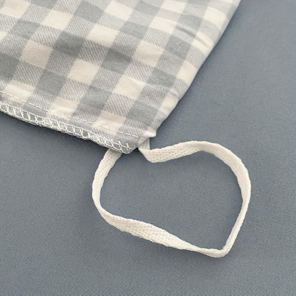 Nayoroom Blue Gingham Duvet Cover Queen Size Plaid Checkered Comforter Cover 3 Pieces Soft Lightweight Washed Microfiber Farmhouse Grid Dorm Bedding Set with Pillowcases - Image 7