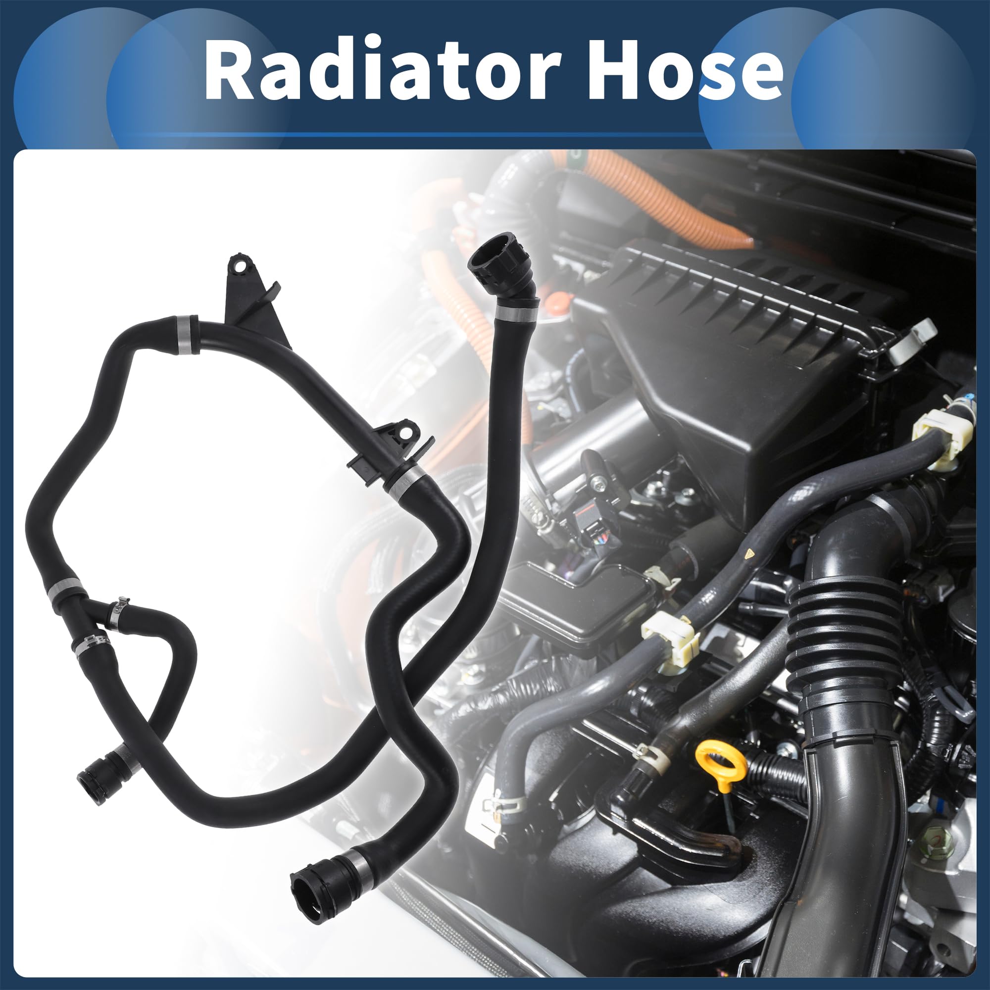 Manguera del Radiador Manguera del Calentador No.17128677245 para BMW 230i XDrive 2017-2021 Goma 1 Pc Bomba de Refrigerante Eléctrica Tubo de Agua de Enfriamiento