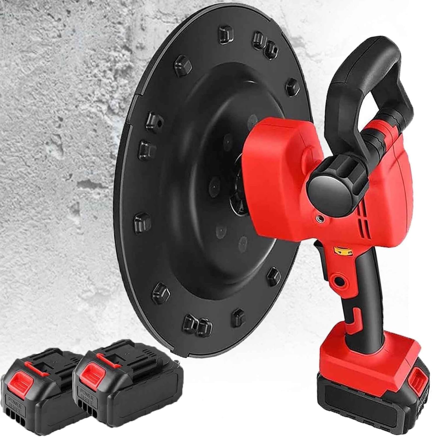 MYFTNP Electric Trowel, Concrete Screed With 6 Gears, Cement Surface Plastering Machine, Power Float Rendering, For Handheld Wall Smoothing