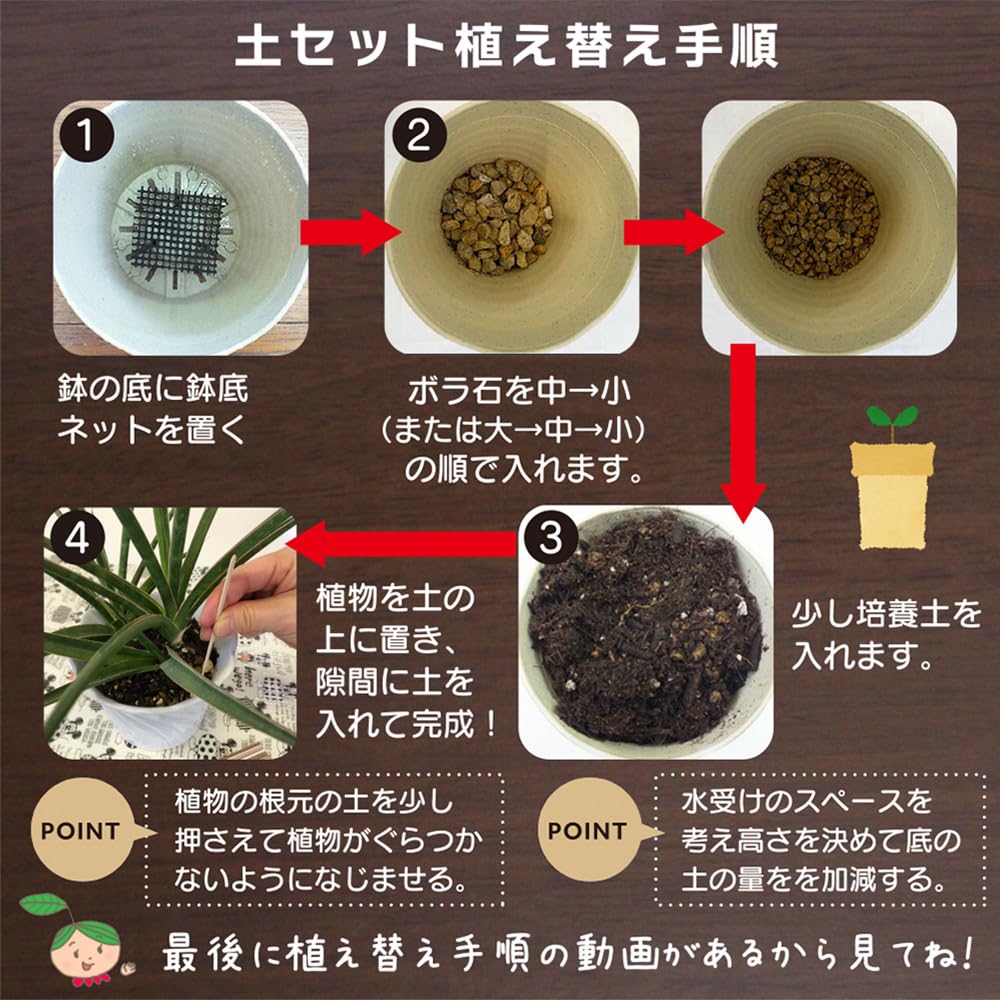 Amazon.co.jp: 観葉植物の土 室内用 植え替え土セット 選べる