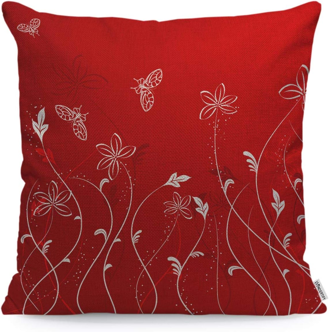 WONDERTIFY Pillow Cover I Love You in The Morning Afternoon Evening with Elephant Letter - Soft Linen Pillow Case for Decorative Bedroom/Livingroom/Sofa/Car - Cushion Covers 18x18 Inch : Everything Else