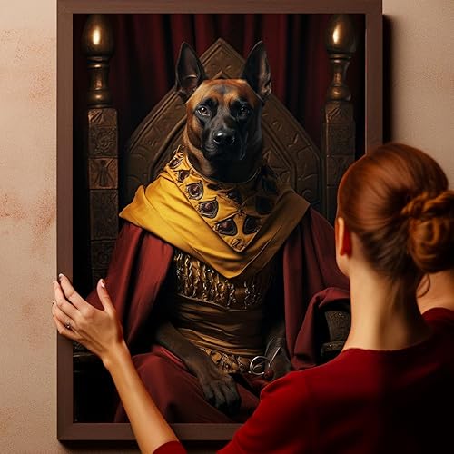 Miniatura 376 de Thuan Chow Chow Retrato de mascota con disfraz real de perro en un disfraz retrato de perro con vestimenta Retrato medieval de mascota retrato