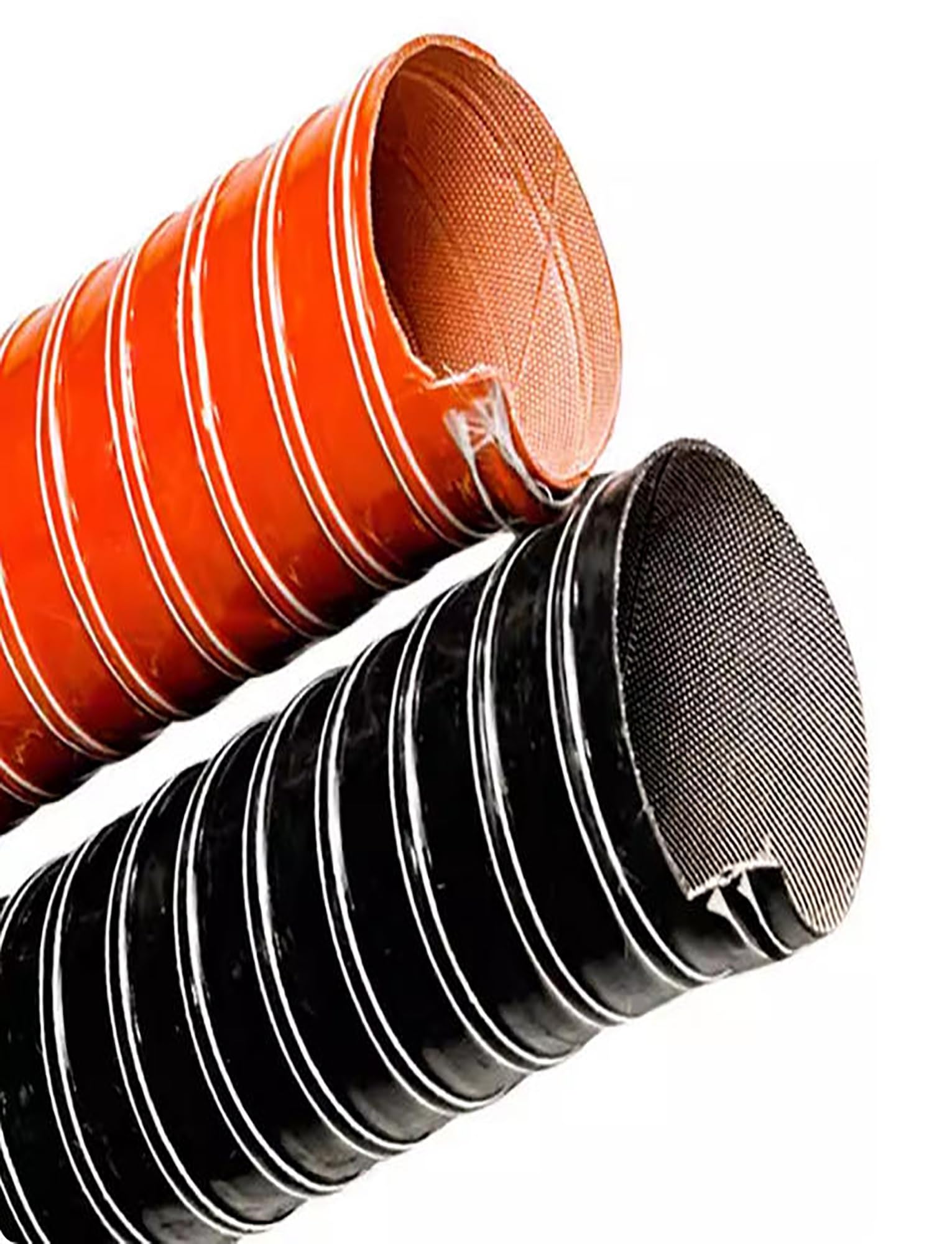 Hochtemperatur-Silikonkanalschlauch, flexibler hitzebeständiger Schlauch für Industrie- und Bergbauanwendungen, Innendurchmesser 5,1 cm, ideal für Blasfolienmaschinen