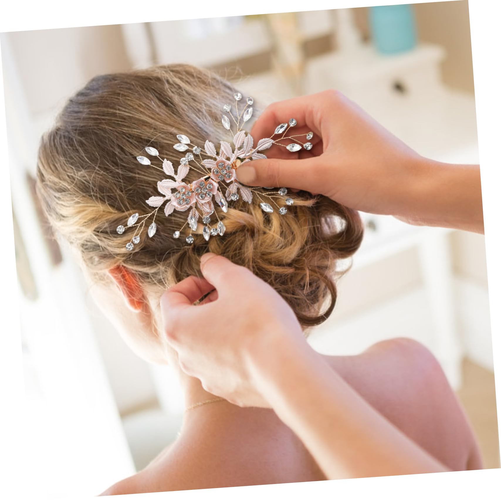 Housoutil 3pezzi Pettine e Decorative Accessorio Per Acconciature Matrimonio Cerimonie e