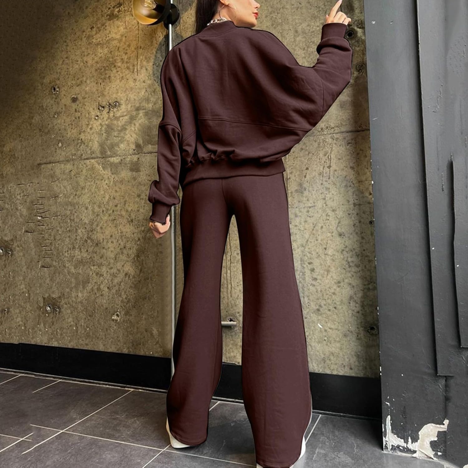 [YIXNGLNSFK] ジャージ 上下セット レディース 2点セット ジャージ レディース 韓国風 スウェット パーカー スエット