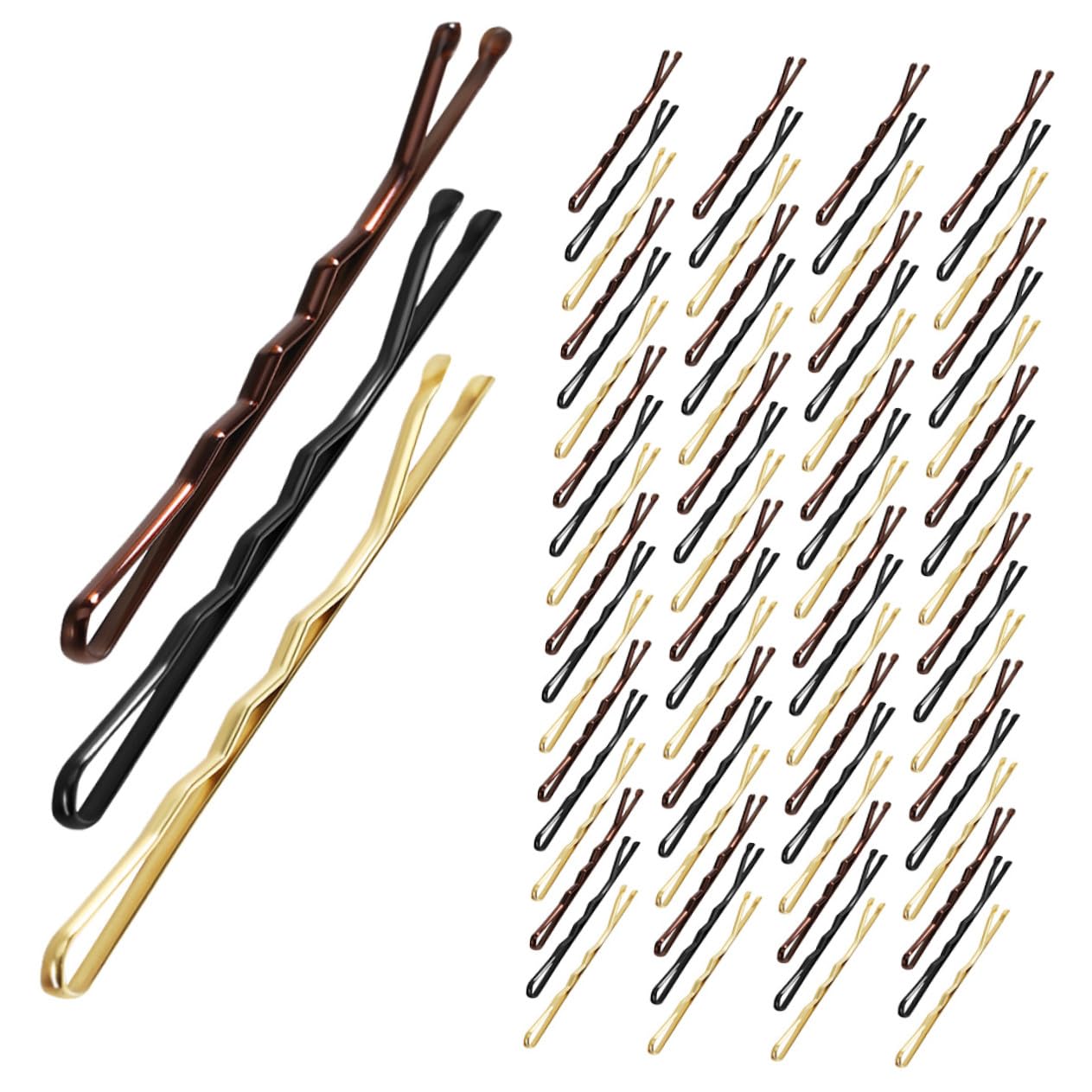 Gatuida 900stücke Metallhaarspangen Für Damen Und Mädchen Haarnadeln Zum Stylen Von Hochsteckfrisuren Kleine Haarspangen Aus Eisen Für Verschiedene Haartypen Inklusive Aufbewahrungsbox Für