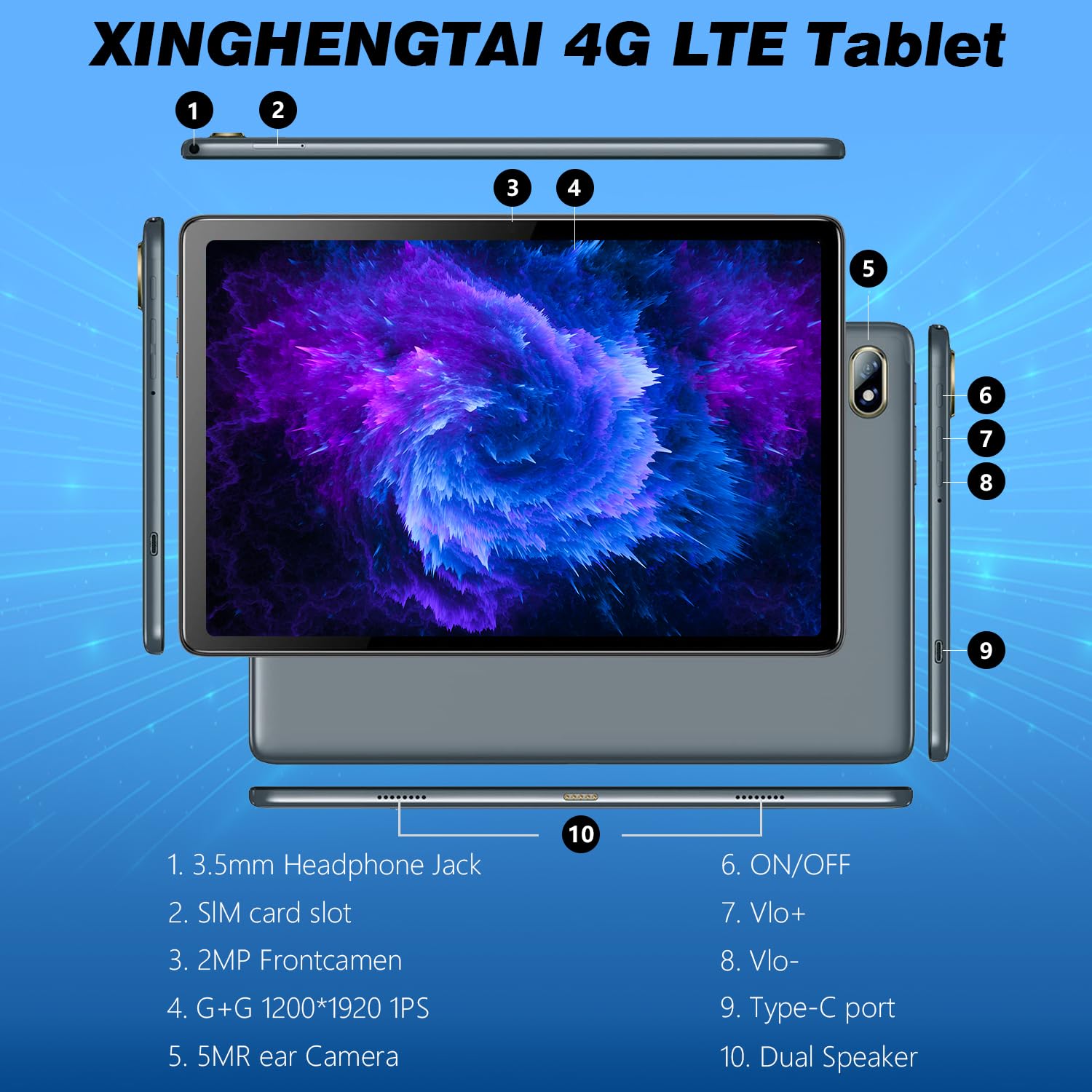 Amazon.com : XINHENGTAI Tablet, Unlocked Android Cellular Tablet