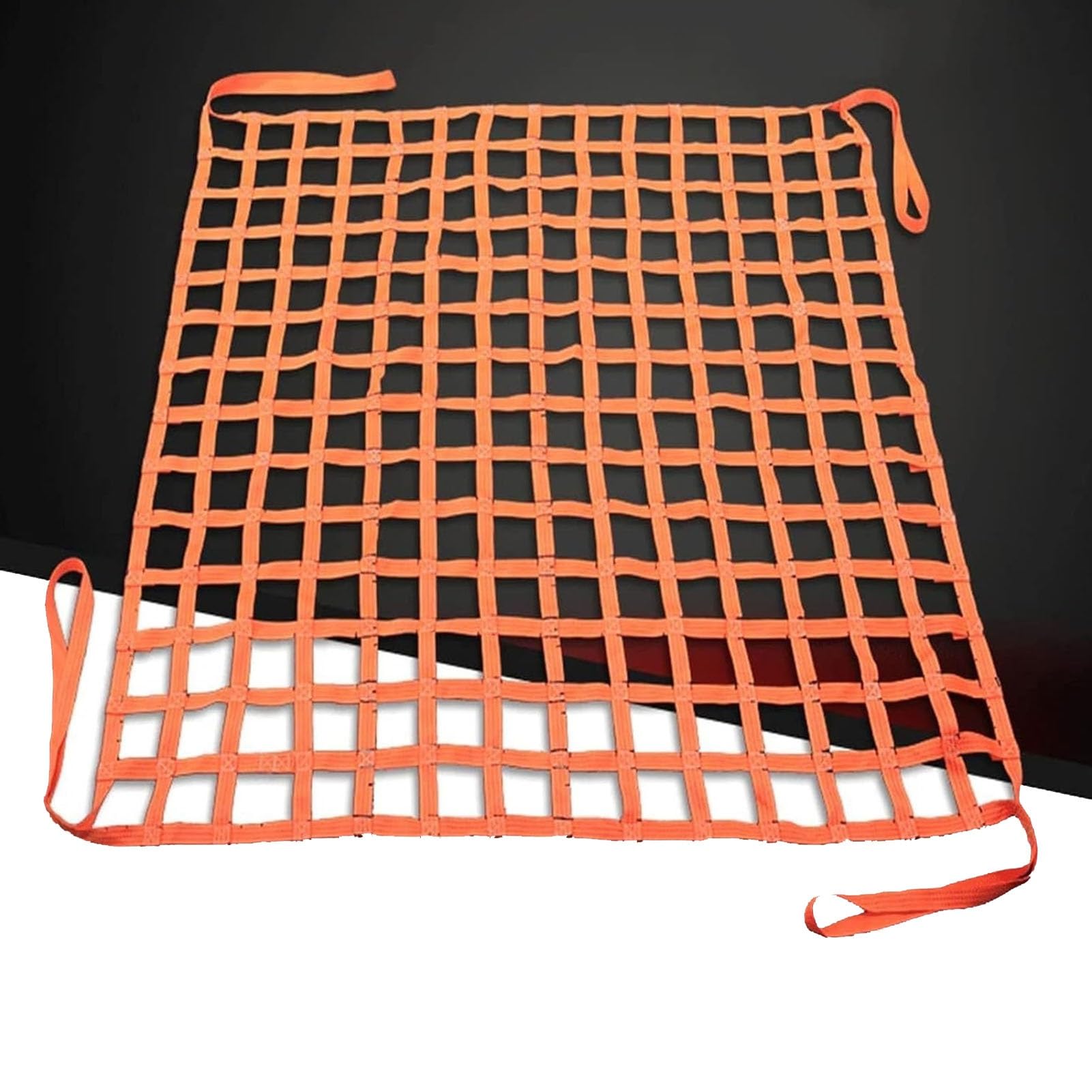 Elastisches Lastennetz – Flaches Hebenetz aus Polyester, Flaches Lastengurtnetz, Sicherheits-Hebegurte, Kletternetz für den Außenbereich, Lasten-Hebesack, Starke, tragfähige Materialtranspor