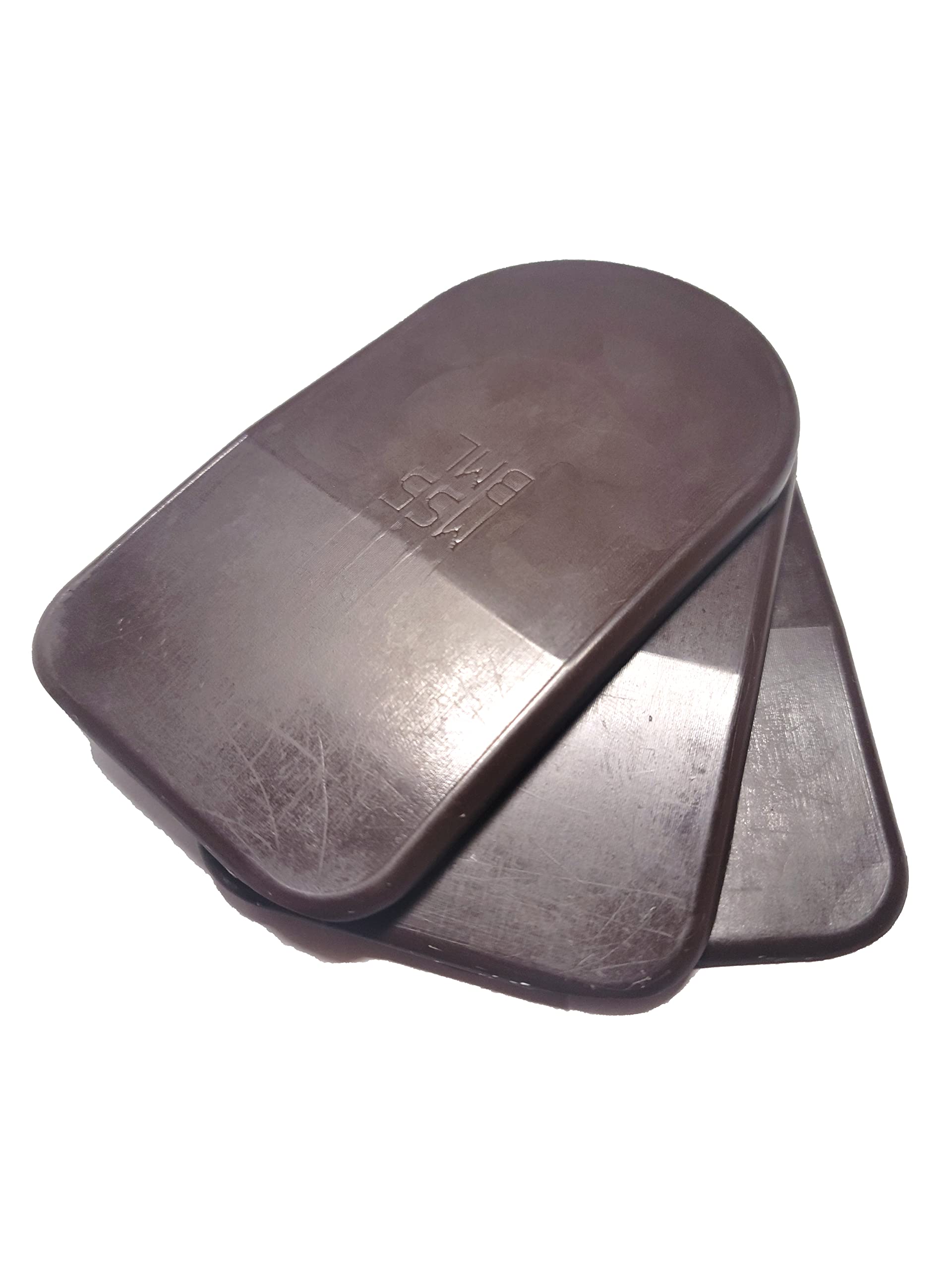 BML 5mm Heel Lifts, 3pk (Mens Small, Brown [Soft])