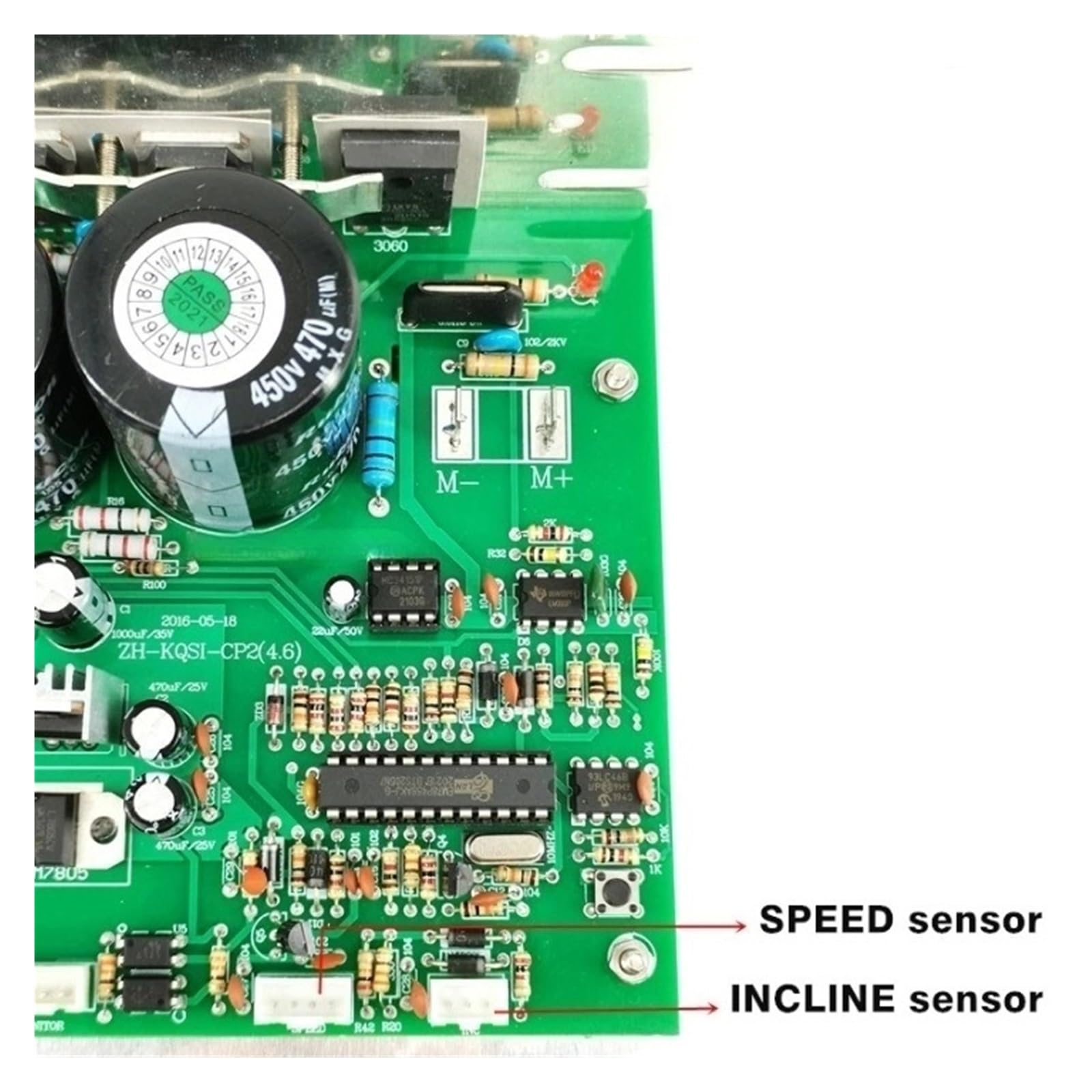 Contrôleur De Moteur De Tapis Roulant ZH-KQSI-CP2.PCB ZH-KQSI-002 ZH-KQSI-CP1.PCB ZHKQSI-002.PCB. Compatible avec BH G6414v. Carte De Contrôle De Carte De Circuit Imprimé