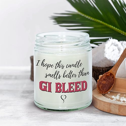 Miniatura 2 de Vela de vainilla para enfermera, huele mejor que el sangrado gastrointestinal, divertido regalo para enfermera, compañera de trabajo, amiga,