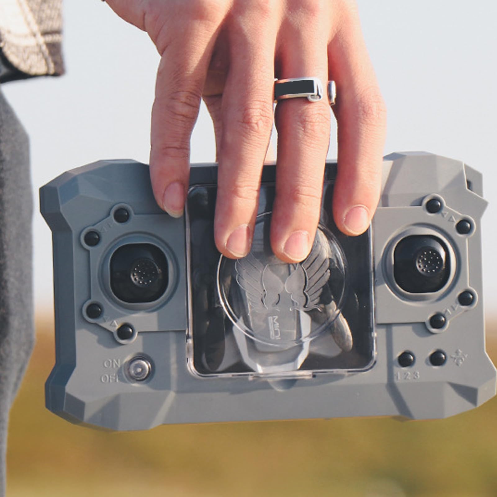 Dron KY905 con Cámara 4K para Adultos y Niños, Cuadricóptero de Control Remoto FPV Plegable, Control de Aplicaciones, Autofoto de Gestos, Retención de Altitud, Inicio de una