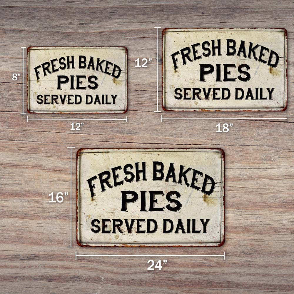 専用です　アンティーク　木製サインプレート　BAKED PIESアメリカ Amazon.com: Fresh Baked Pies Sign Bakery Signs Kitchen Baker Moms