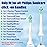 Toptheway Toothbrush Replacement Heads Compatible with Philips Sonicare ProtectiveClean DiamondClean C2 C1 G2 W 4100 5100 5300 Plaque Control, 6 Pack