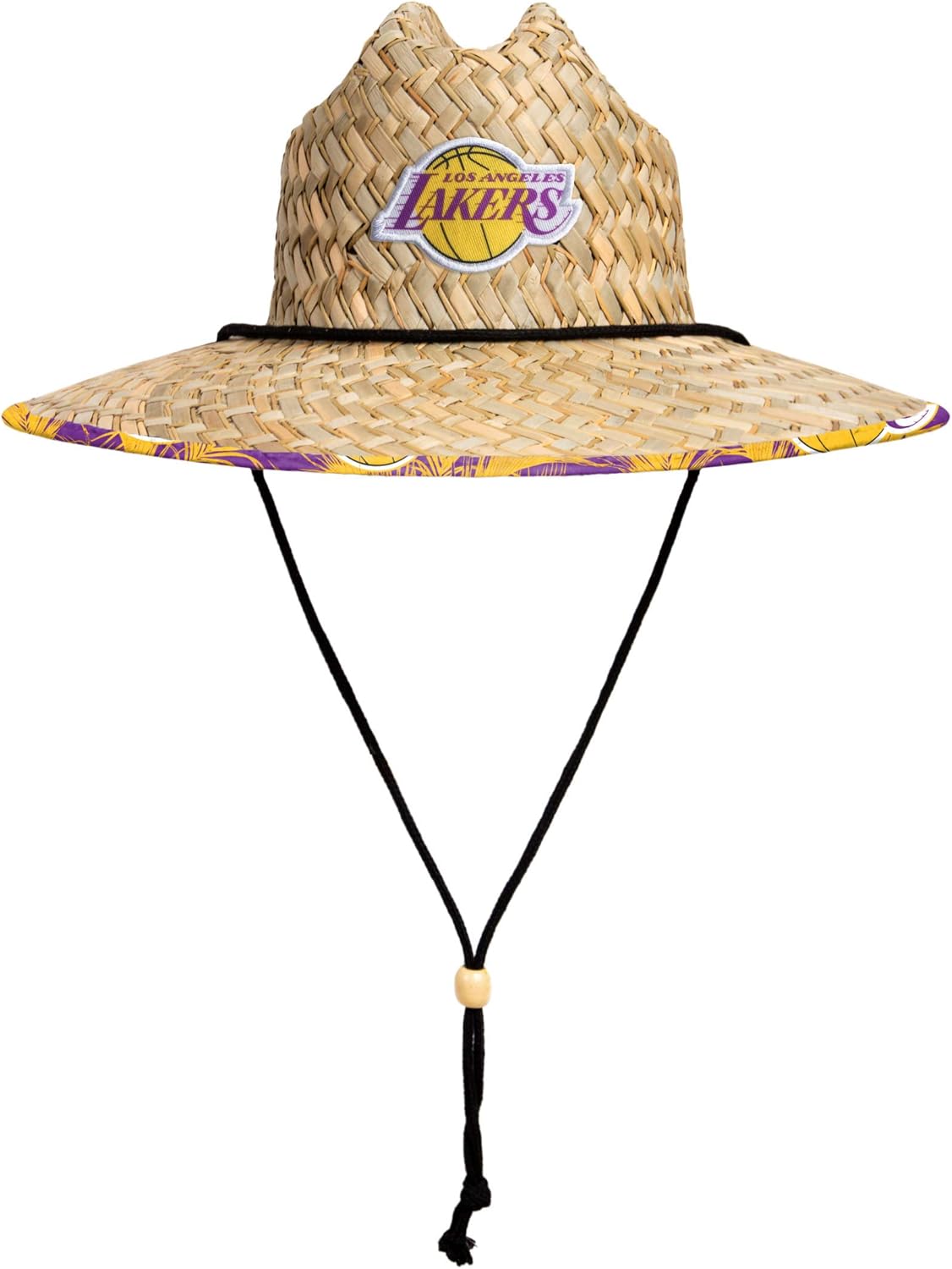 FOCO NBA Unisex-Adult NBA Team Logo Floral Straw Sun Hat