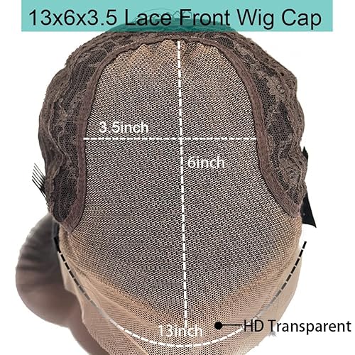 Miniatura 6 de ARUKIHAIR Pelucas de cabello humano rizado con encaje frontal de 13 x 6 pulgadas, pelucas de encaje transparente HD, pelucas de cabello humano