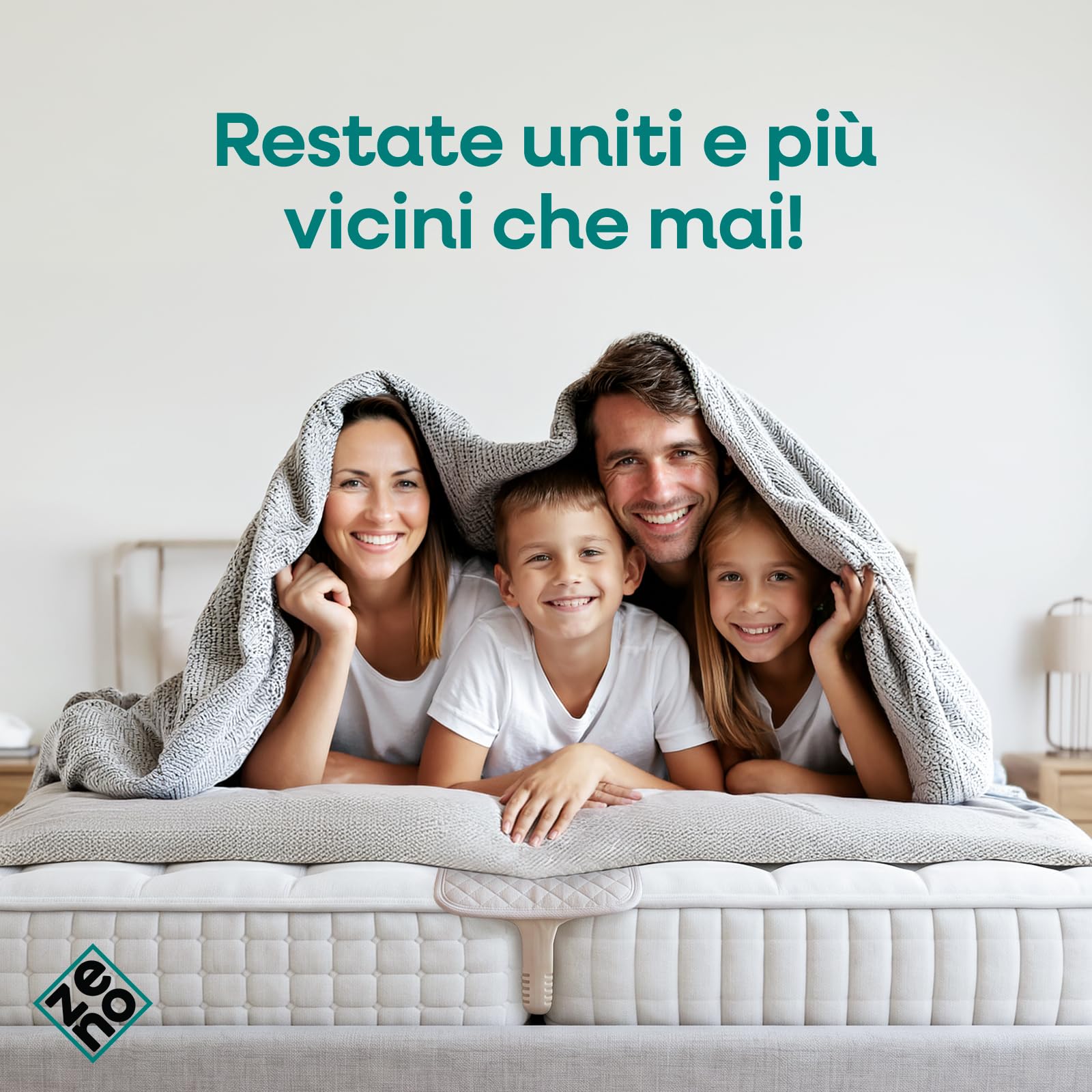 ZENO Unisci Materassi per Split King e Riempitivo per Fessure - Convertitore da Letto Singolo a Matrimoniale - Schiuma ad Alta Densità Premium - Sonno Senza Interruzioni per la Famiglia