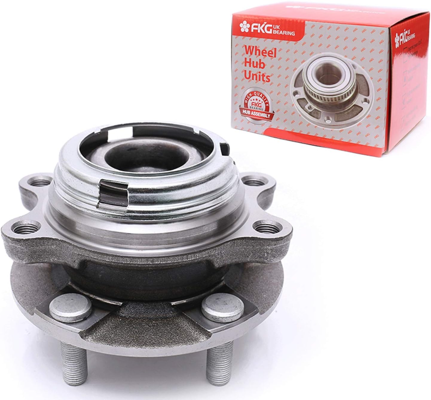 FKGHA590125 (AWD Models ONLY) Front Wheel Hub Bearing Assembly for Infiniti EX35 EX37 FX35 FX37 FX45 FX50 G25 G35 G37 M35 M37 M45 M56