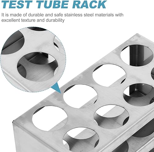 Miniatura 4 de Soporte desmontable del tubo de ensayo del soporte del tubo de ensayo del soporte del tubo de ensayo del