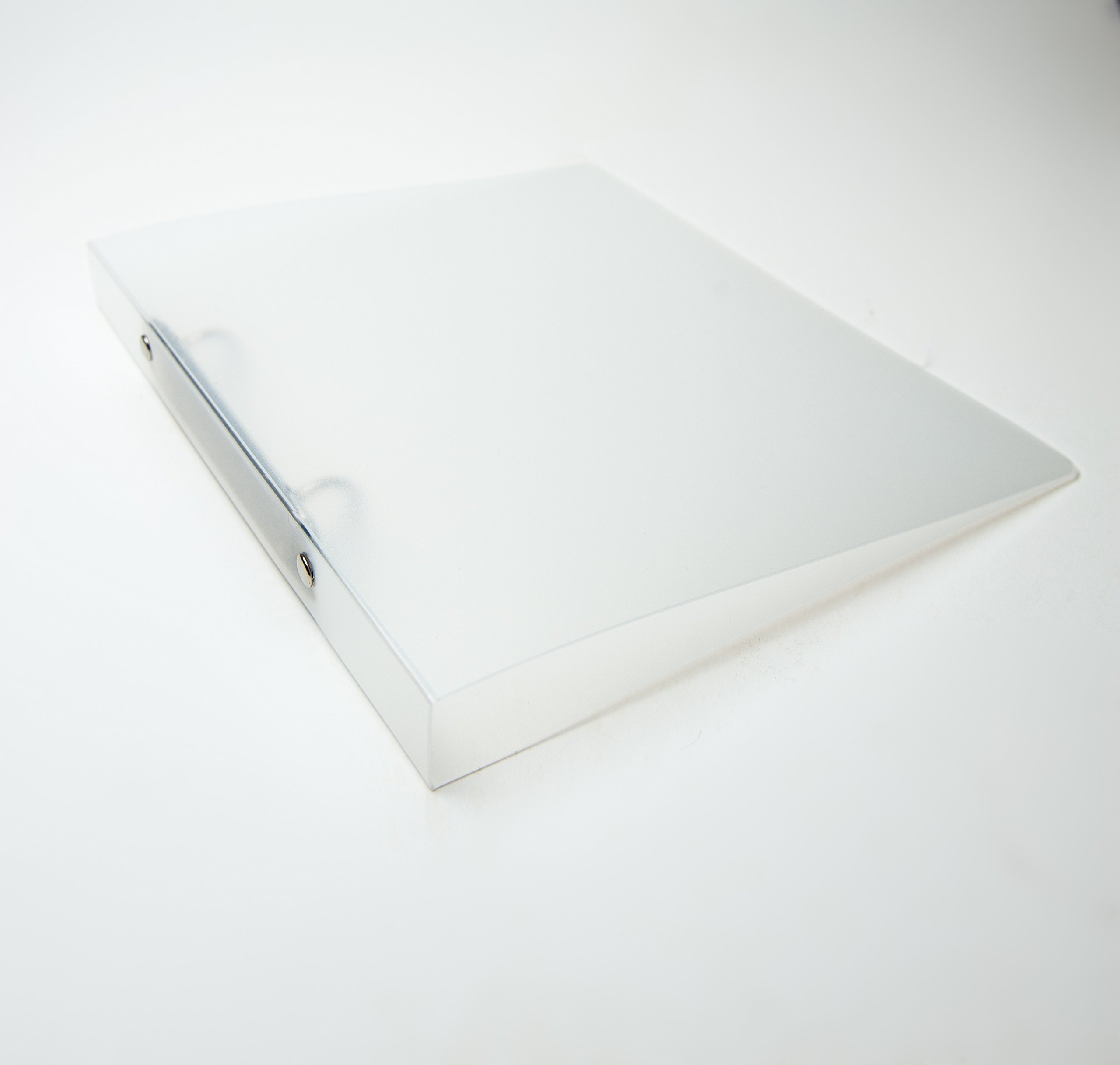 A4 Slim Clear Translucent Ringbinder by Janrax