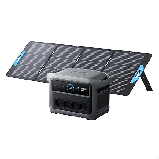 Batterie portable Anker SOLIX C1000 Gen 2 2000W + panneau solaire 200 W