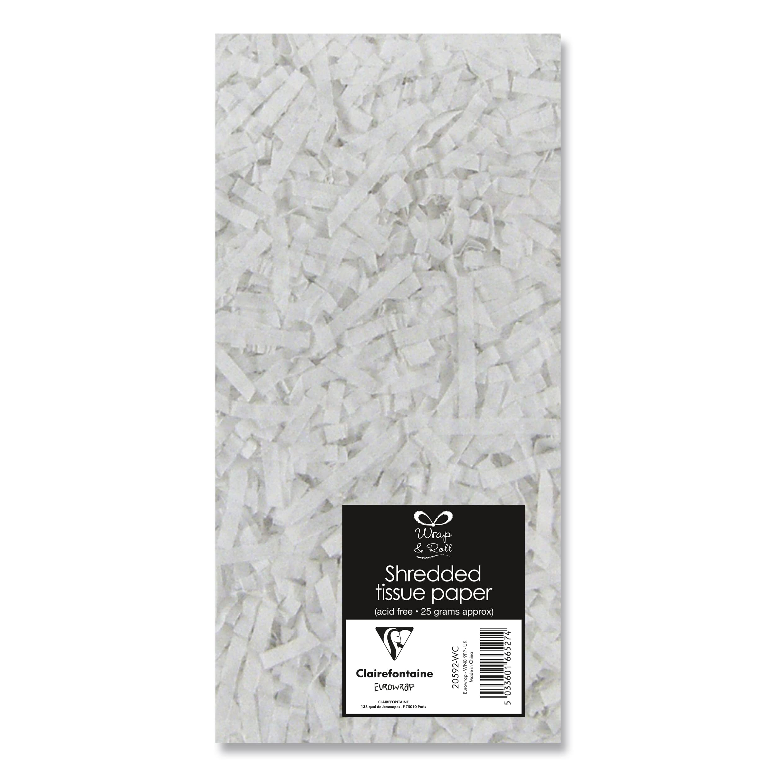 White Shredded Tissue Paper