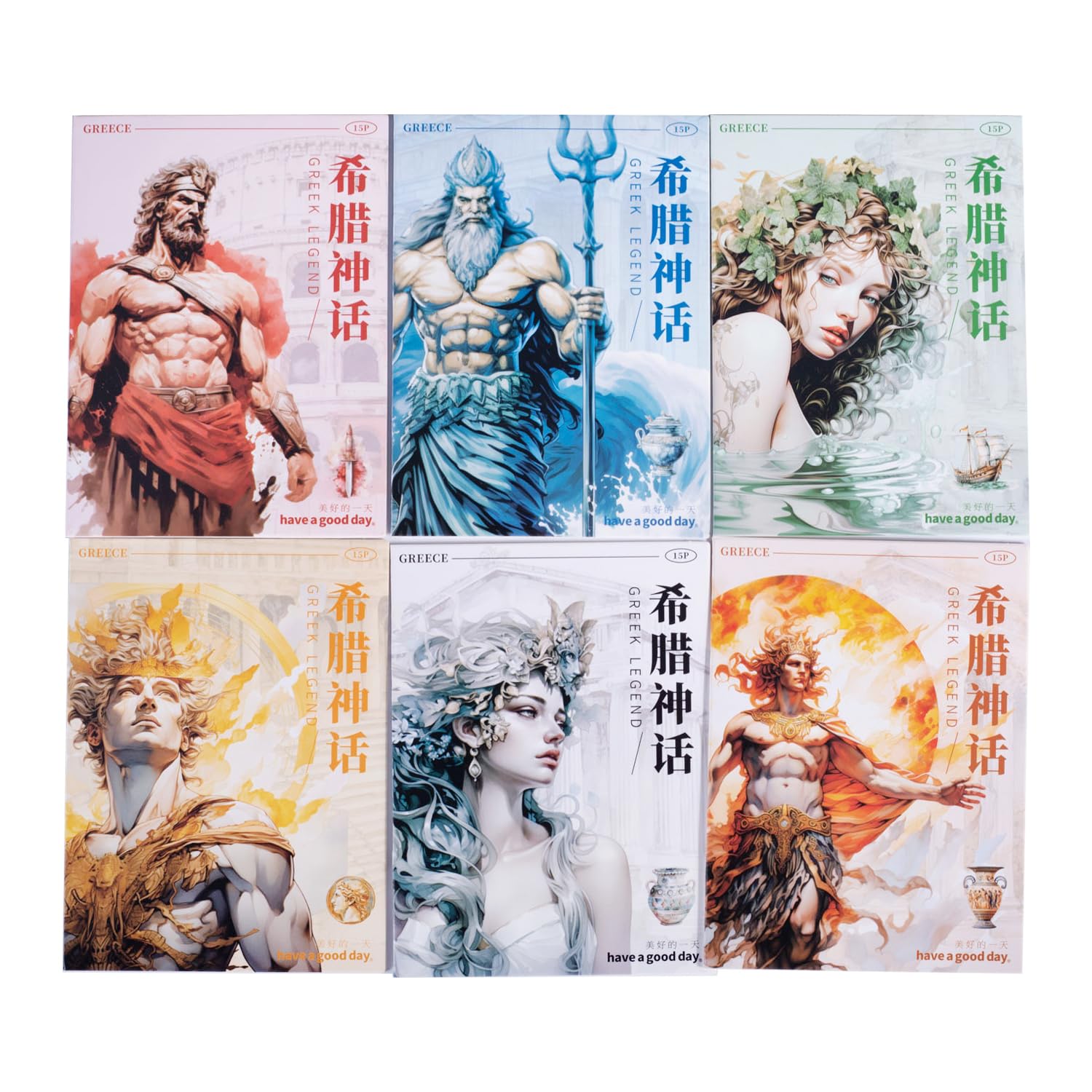 Alideco 90pcs Scrapbook Stickers Vintage Greek Mythology Scrapbooking Junk Journal Crafts Embelishment Decoration Stickers (xilashenhua)