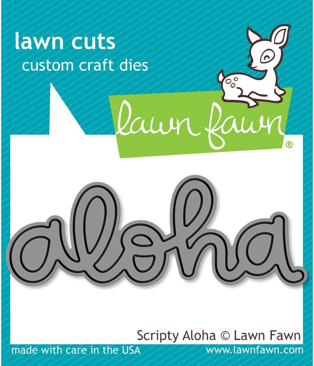 Lawn Cuts Custom Craft Die-Scripty Aloha