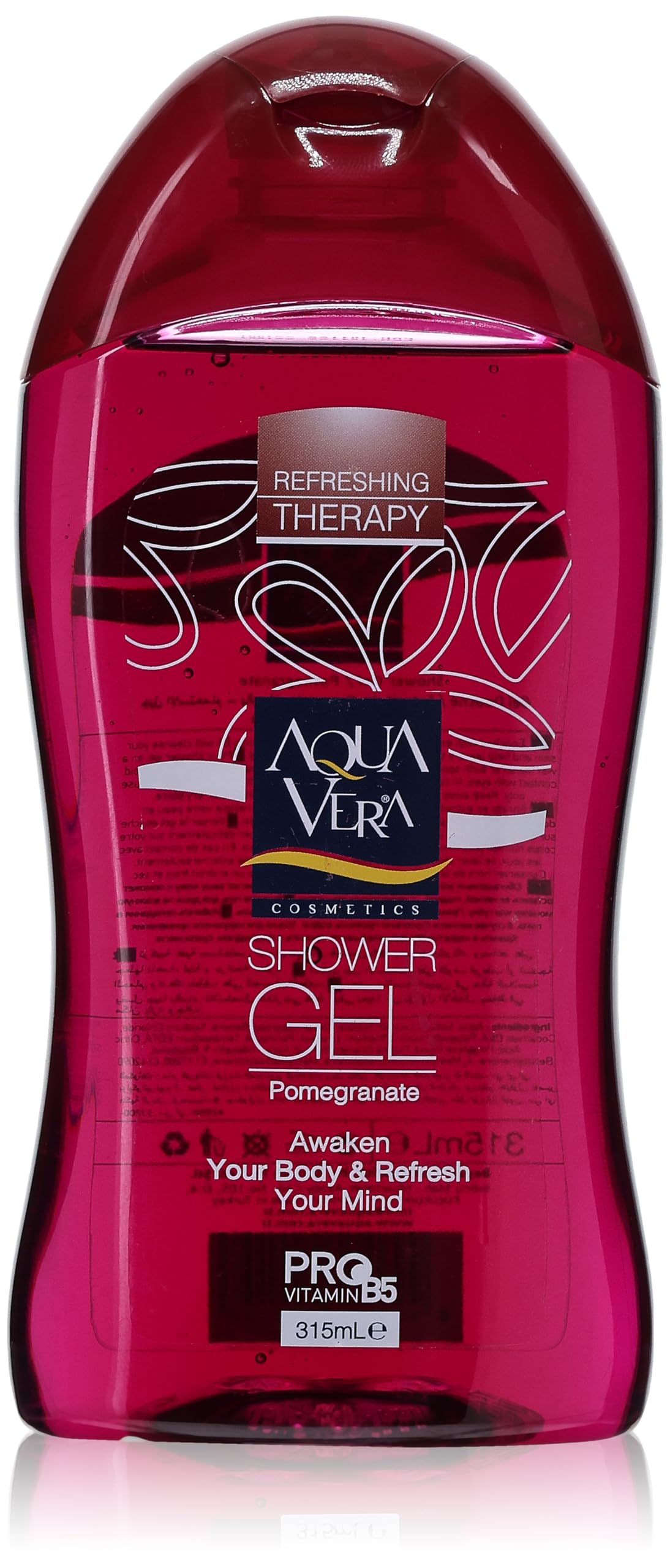 Pomegranate Shower Gel 315 ml, Red