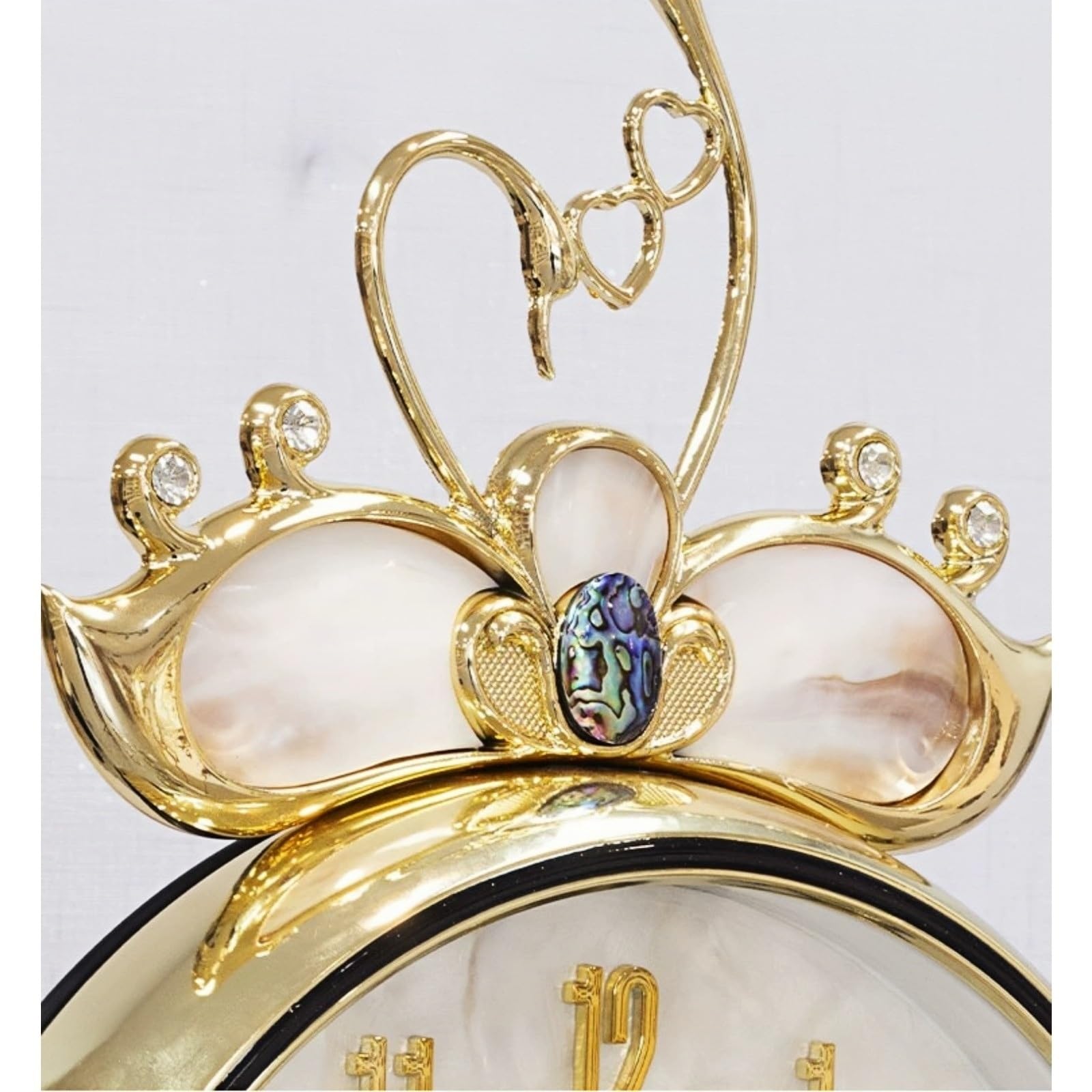 Decorativo Reloj de pie Metal con Movimiento Cuarzo silencioso para la Oficina