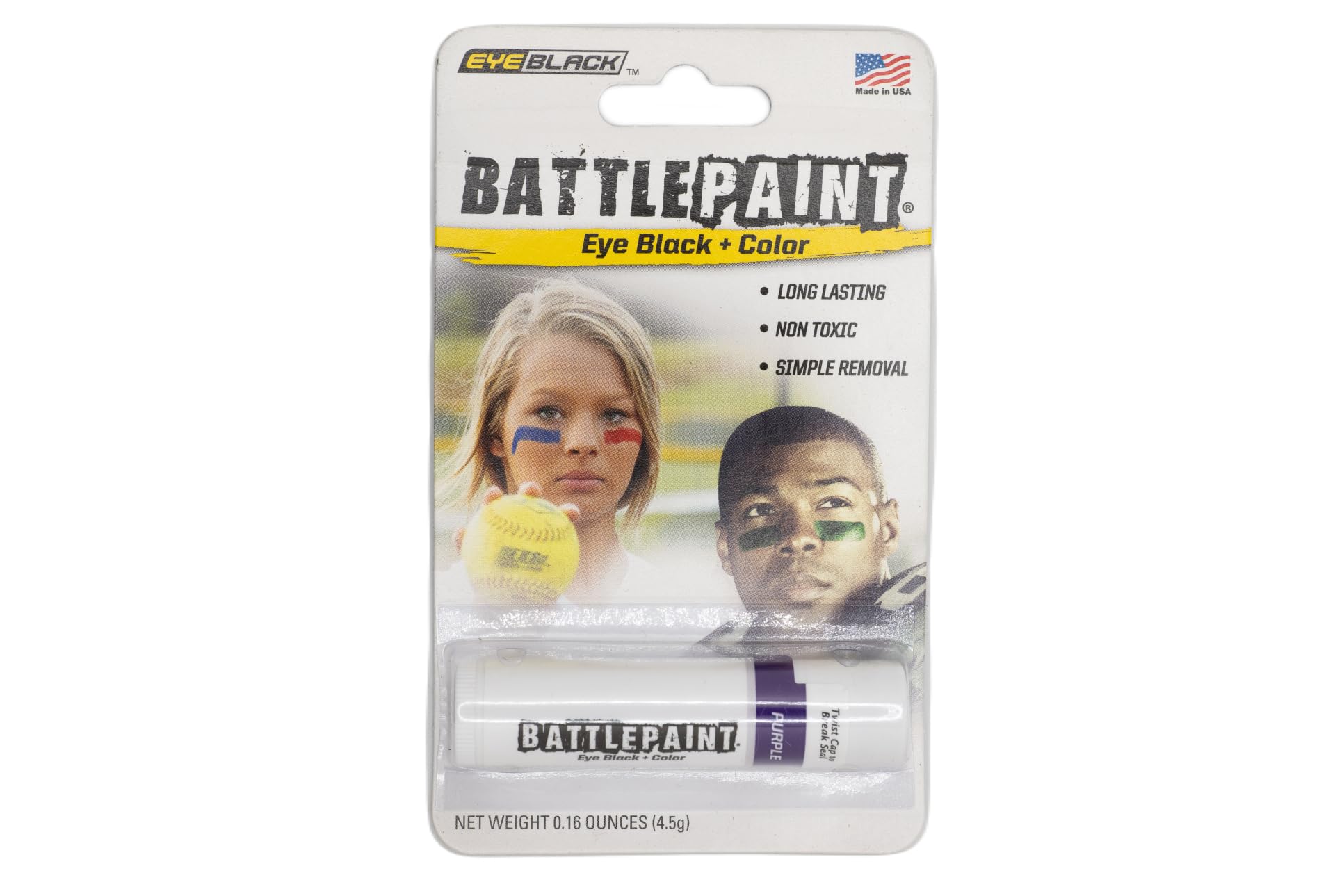 Black Eye Eyeblack Battle-Paint Graisse et Riches, Couleurs Vives, porté par Les Pros, Violet