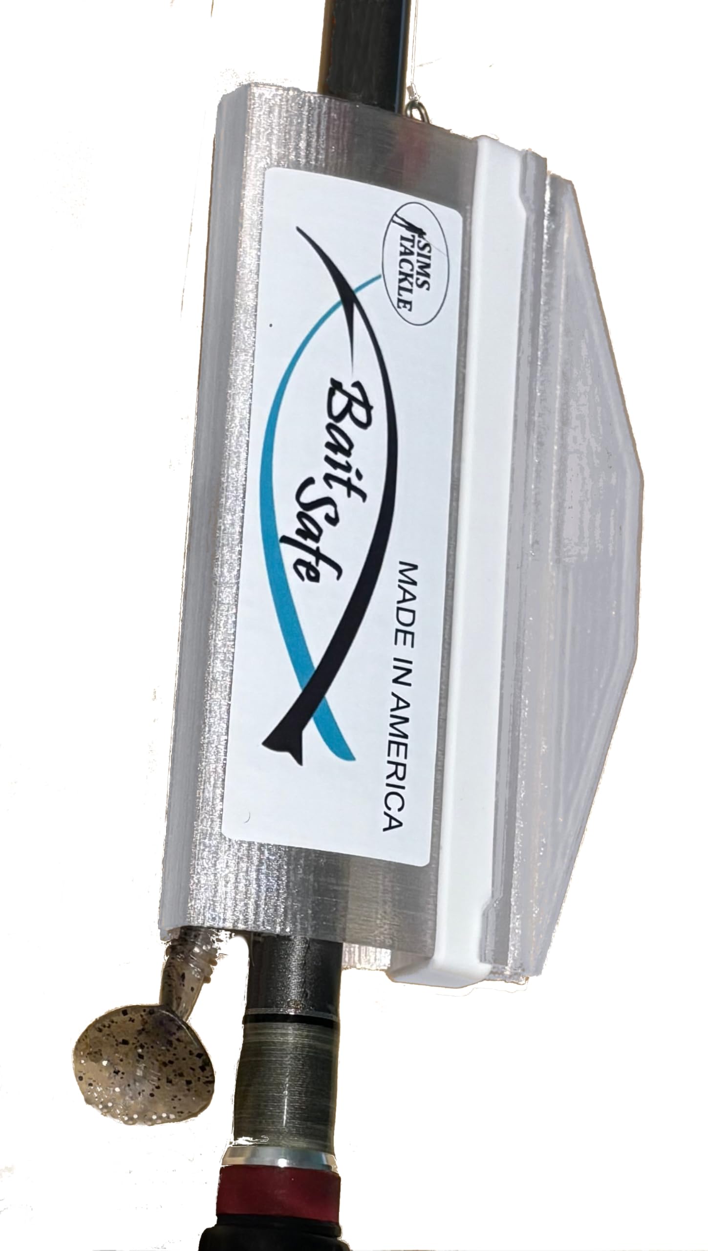 SIMS TACKLE Bait Safe Lure cover/Protector, Saltwater Resistant Fishing Gear, Protects & Organizes Lures (Translucent, Medium)