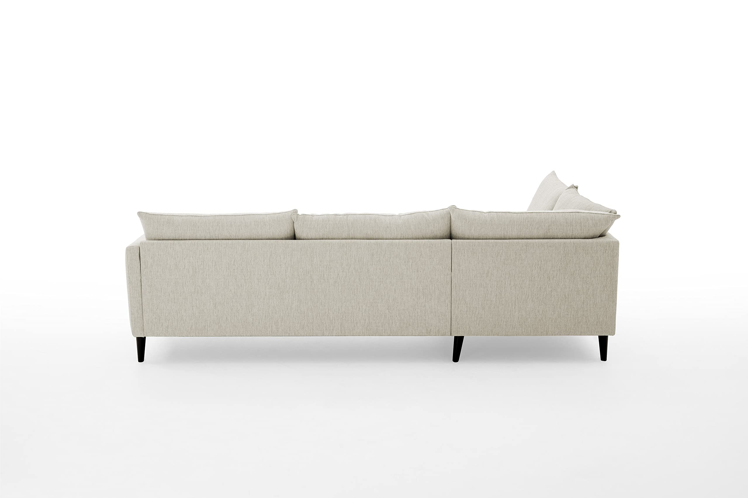 Atlantic Home Collection Canapé d'angle avec Méridienne à Gauche