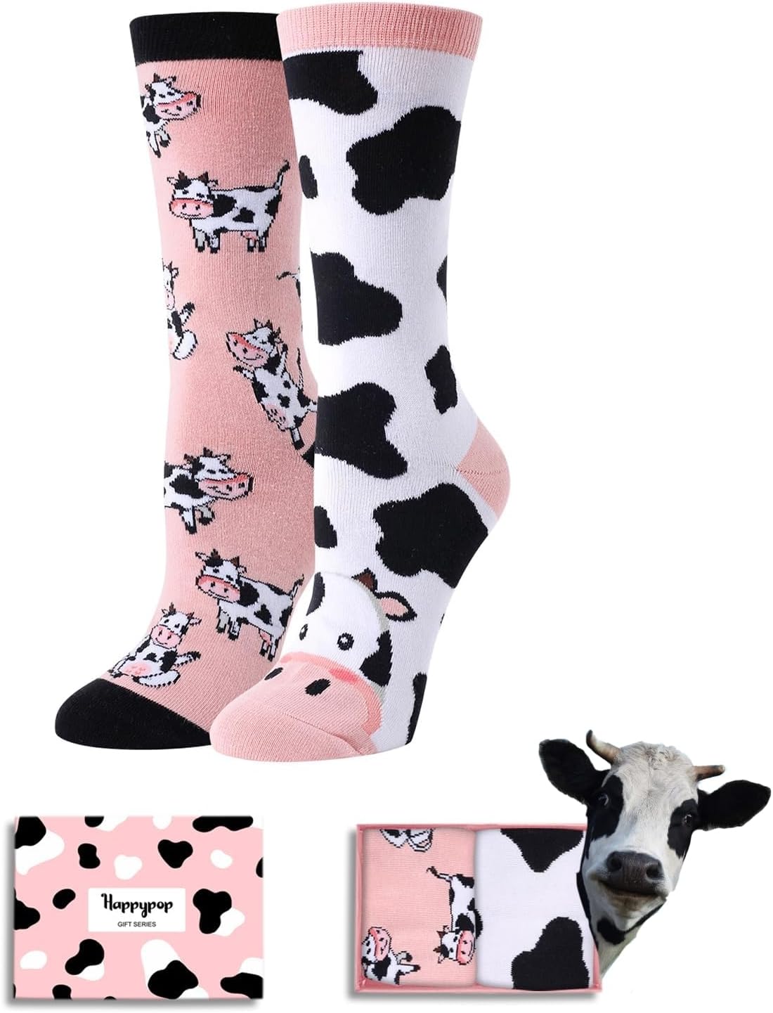 Calcetines HappyPop Vaca Mujer