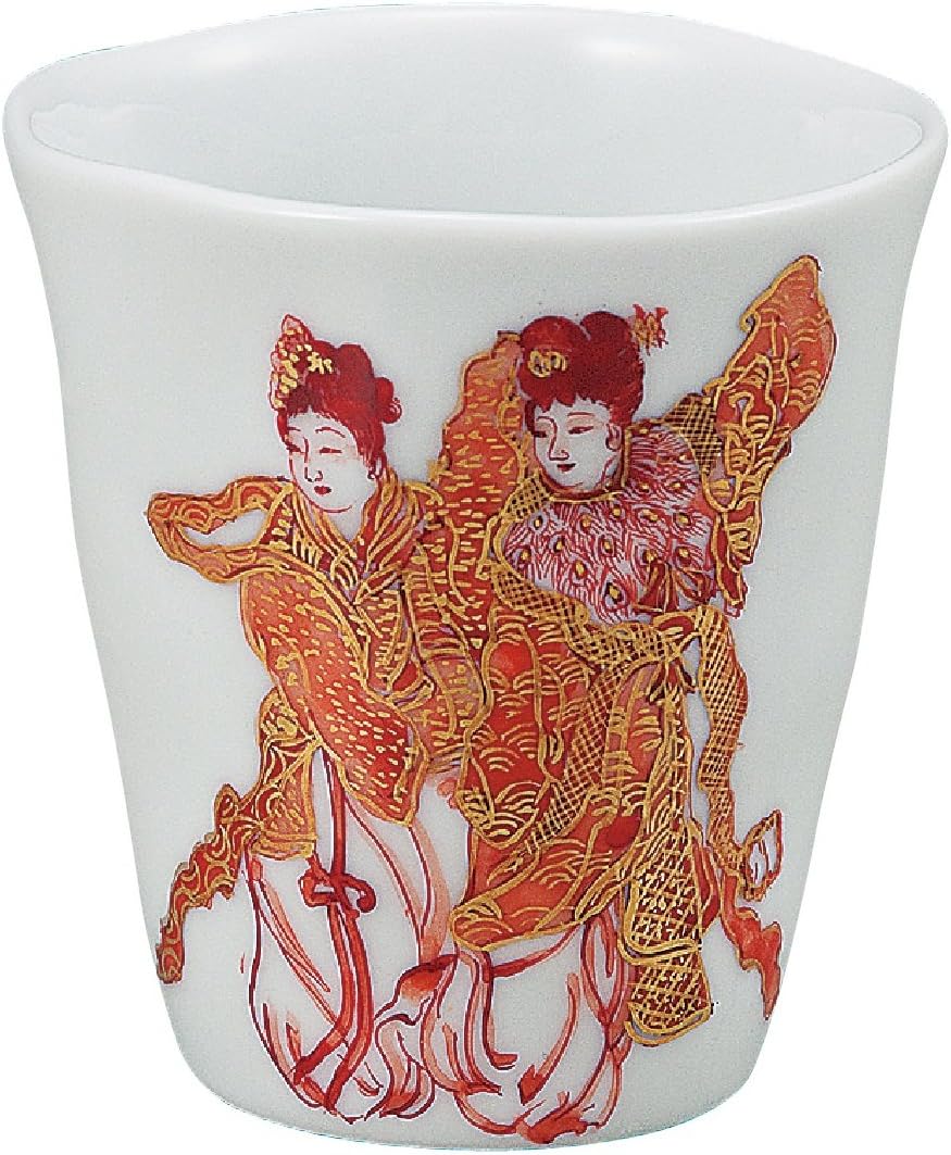 ウランガラス USA カナリアンイエロー 菊型ひねり切子 デザ―トカップ